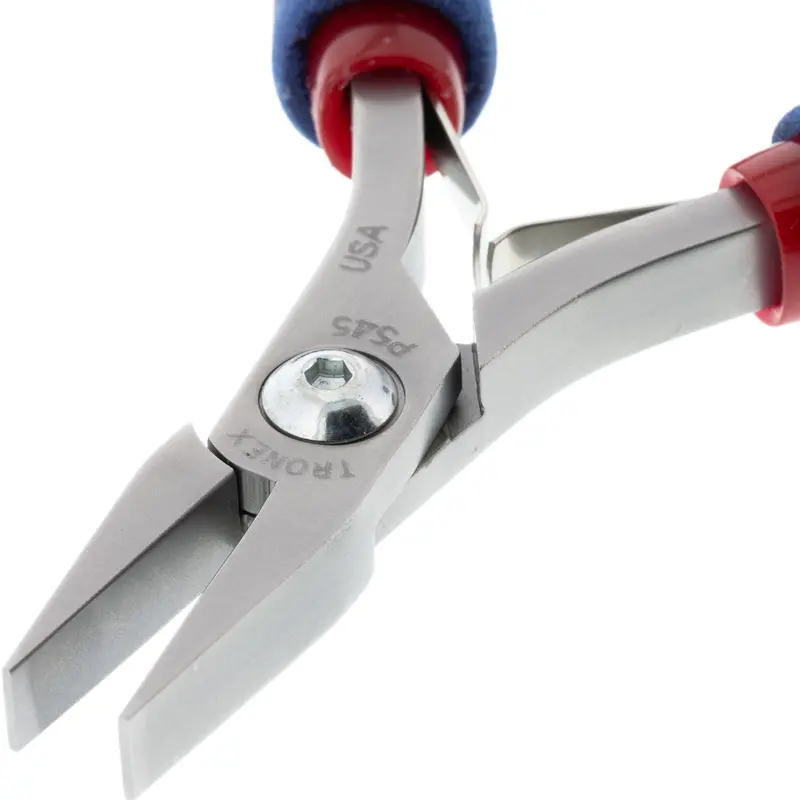 Tronex P545/P745 Wide-Tip Flat-Nose Pliers for Broad-Grip Tasks