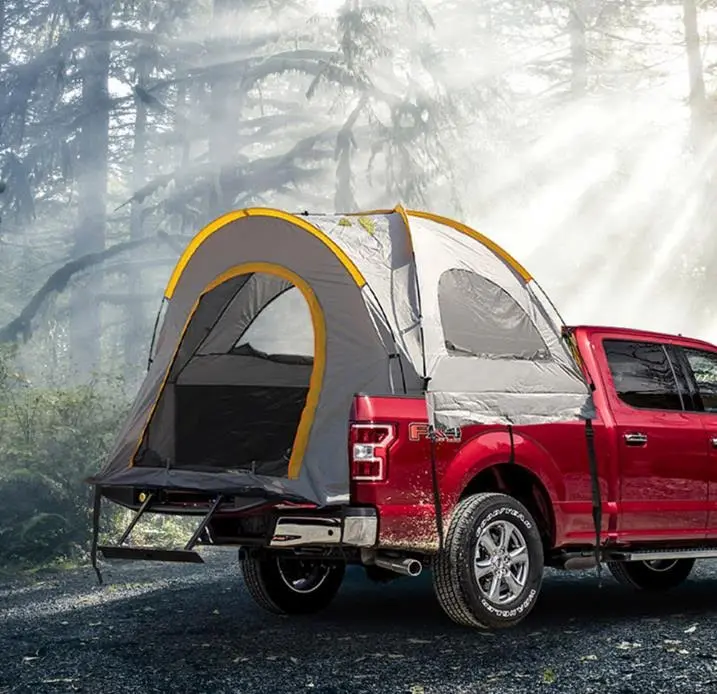 Truck-Bed Mounted Camping Tent – Portable Rooftop-Style Shelter for Pickup Vehicles ZB031