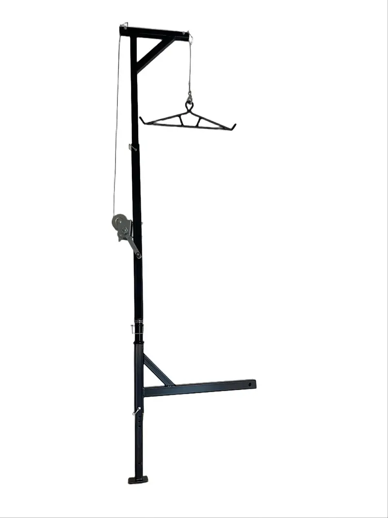 Truck-Mounted Game Hoist Winch System – 400-Lb Capacity, Height-Adjustable Rotating Arm