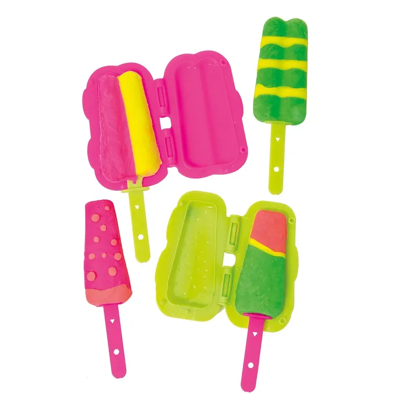 Tutti Frutti Neon Ice Pop Multicolor Modeling Dough Kit