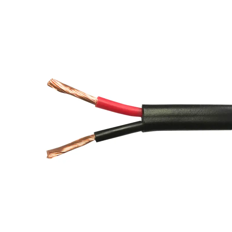 Twin-Core Flat Automotive Wiring – 2×0.5mm² Thin-Wall PVC Insulated Cable