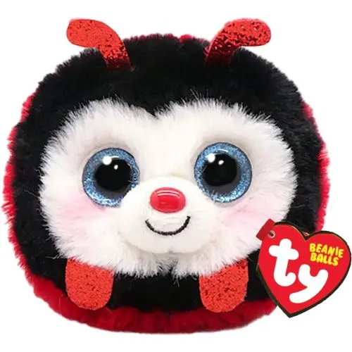 Ty Beanie Bellies Izzy Ladybug Plush – 4-Inch Colorful Insect-Themed Collectible