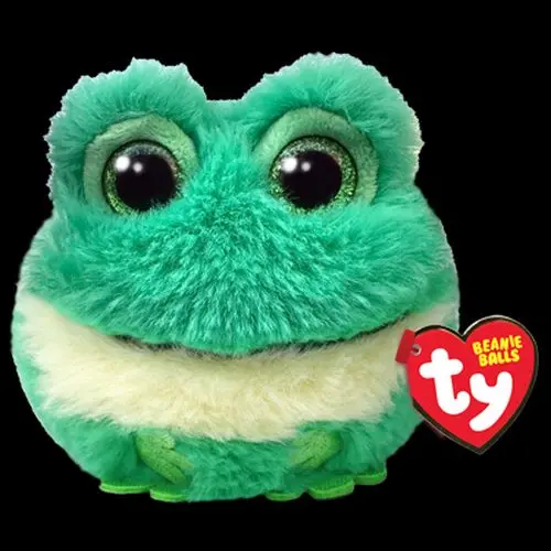Ty Gilly Frog Beanie Ball – 3.5-Inch Plush with Sparkle Glitter Eyes