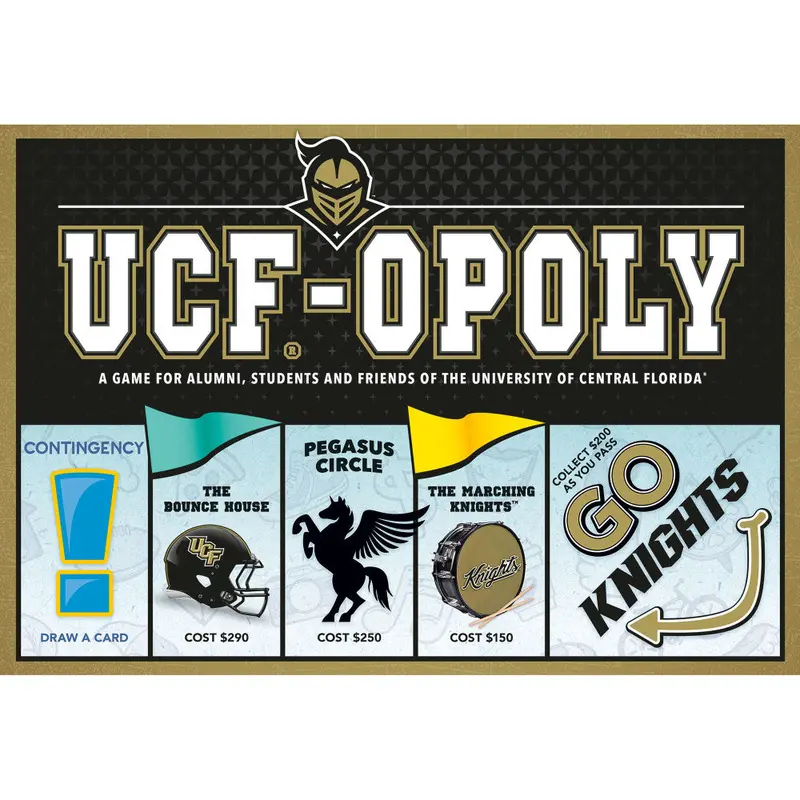 UCF Knights UFC-Opoly – University of Central Florida Themed Strategy Game (Ages 8+)