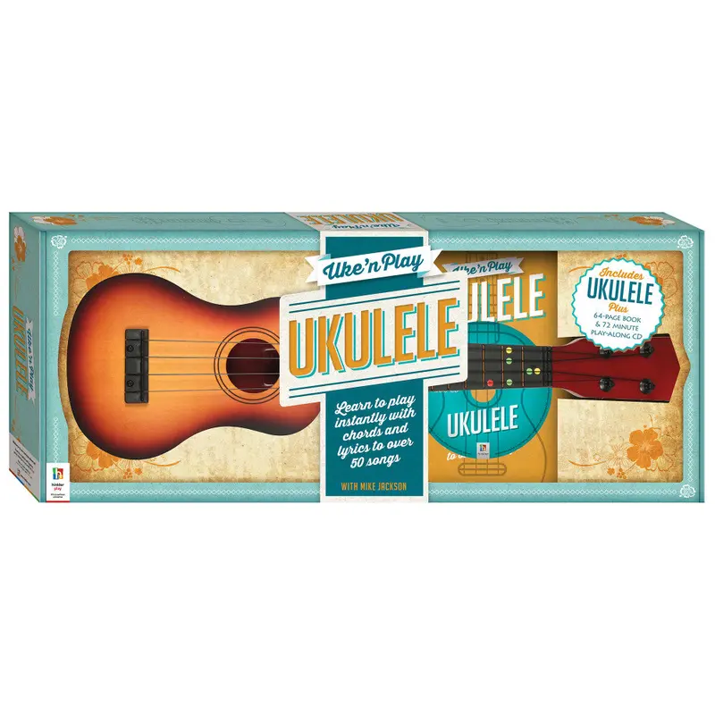 Uke’n Play Beginner Ukulele Kit – Includes Instrument, Guidebook, and Instructional CD