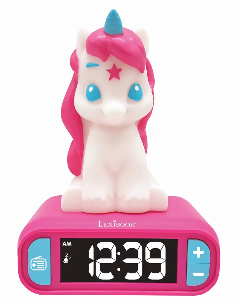 Unicorn Digital Alarm Clock – Children’s Bedside Clock with Adjustable Nightlight