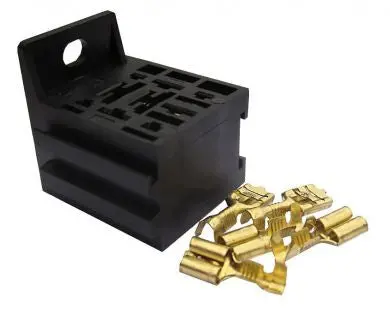 Universal Mini Relay Base – Supports 4-, 5-, and 9-Pin Relays with Terminals
