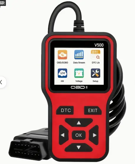 Universal OBD2 Diagnostic Scanner: Engine Code Reader, Live Data & Battery Test (GJZ0394)