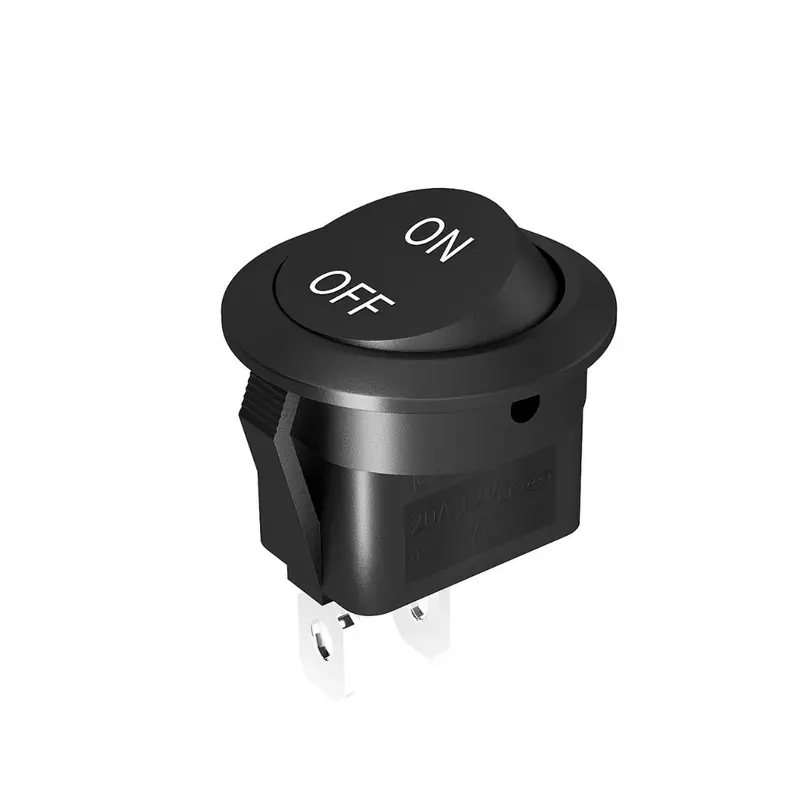 Universal Round Rocker Switch – ON/OFF Toggle Function