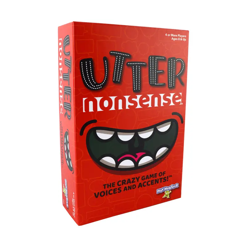 Utter Nonsense Family Edition – Hilarious Voice & Accent Party Game