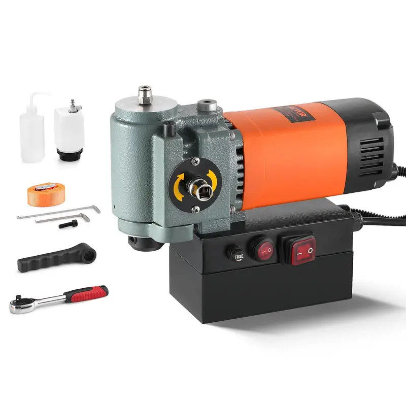 VEVOR 1300W Low-Profile Magnetic Drill Press – 35mm Max Capacity, Built-in Cooling & Overload Protection