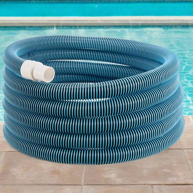 VEVOR Heavy-Duty Pool Vacuum Hose – 1.5-Inch x 30-Foot Flexible Cleaning Hose Compatible with In-Ground & Above-Ground Pools and Filters