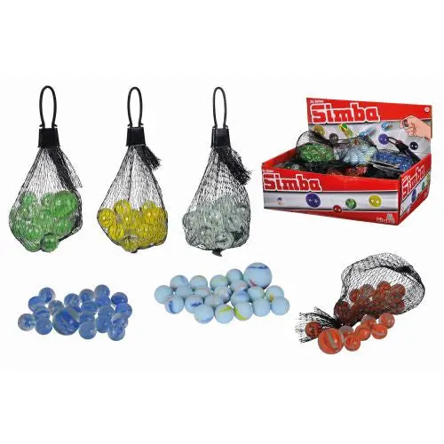 Vibrant Spectrum Marbles – 6-Piece Assorted Color Glass Marble Set