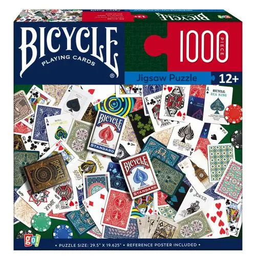 Vintage Bicycle Theme 1000-Piece Jigsaw Puzzle – Retro Cycling Design