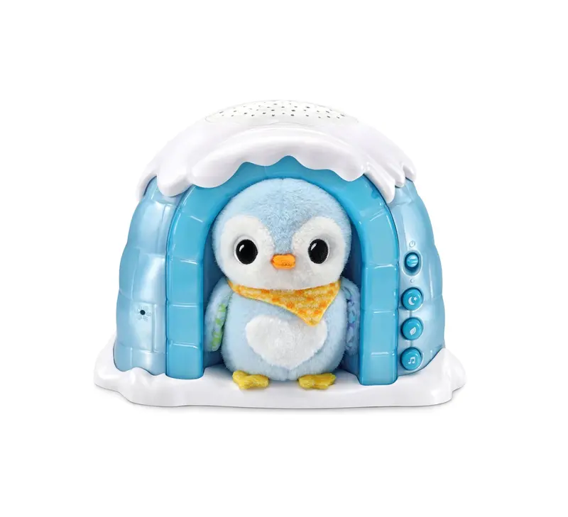 VTech Baby Starlight Igloo – Soothing Nightlight & Plush Penguin Combo
