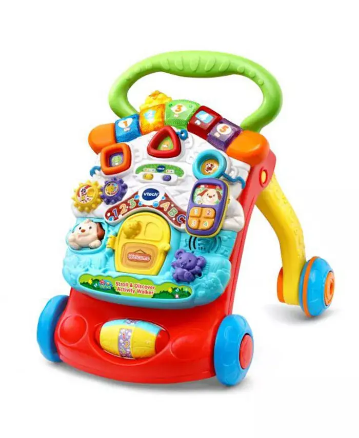 VTech Stroll & Discover Walker – Interactive Push Toy with Learning Activities for Toddlers