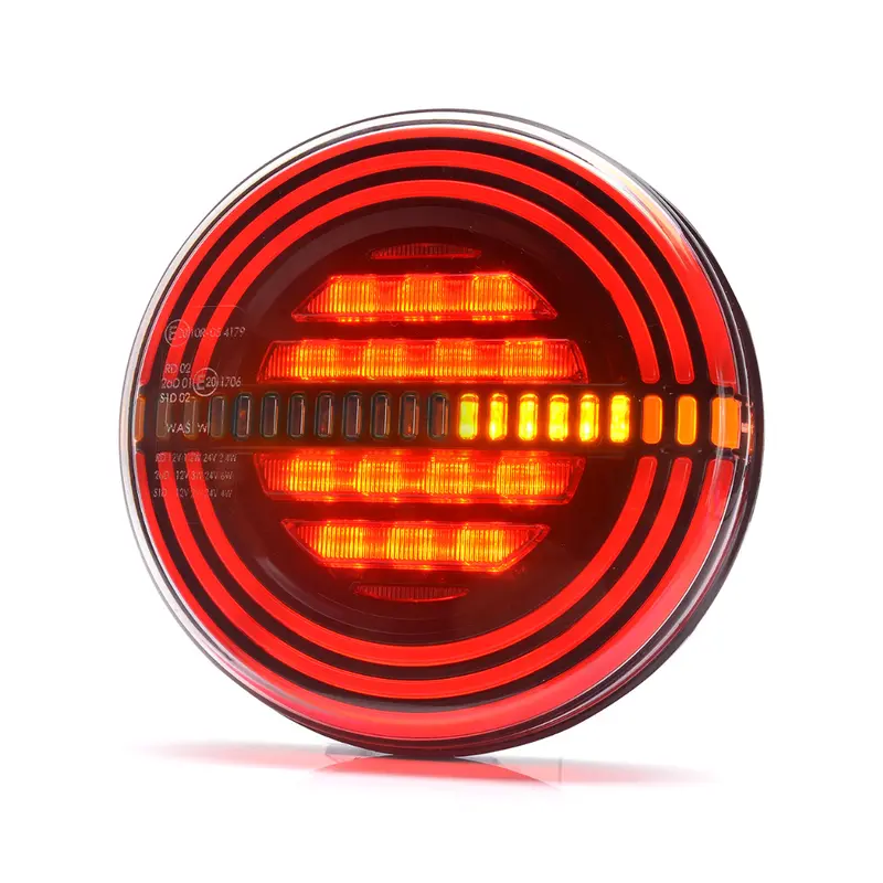 W191DD Round Trailer Light – Dynamic Indicator Function