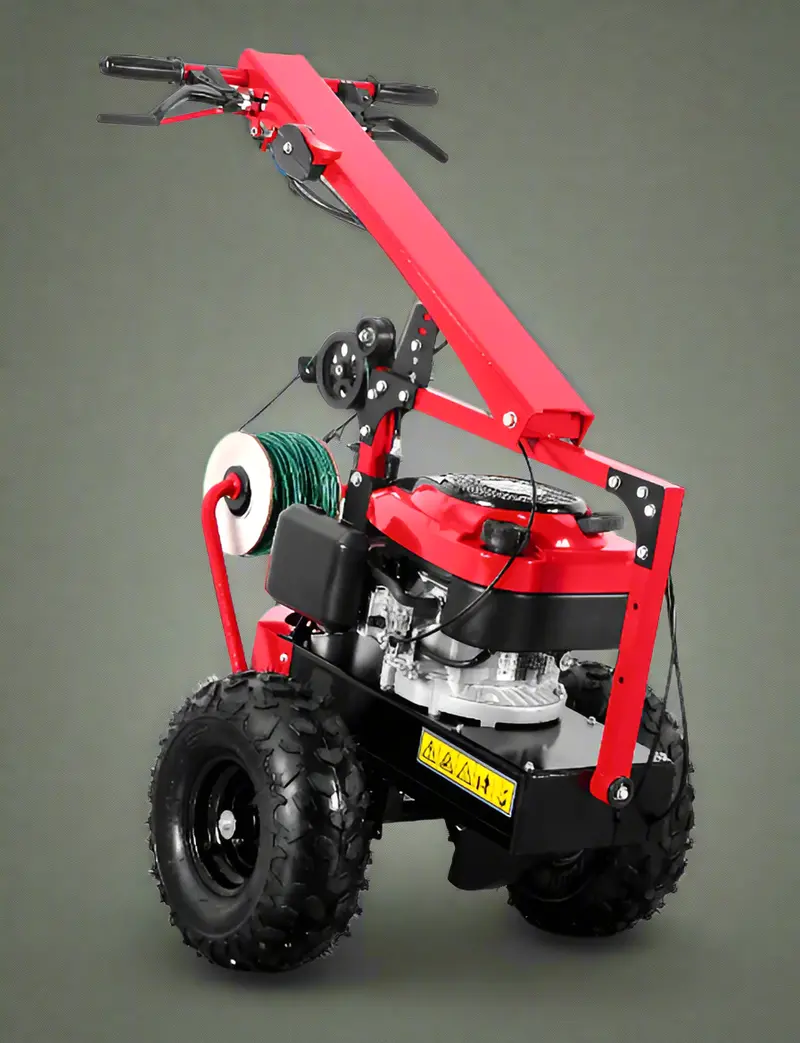 Walk-Behind Cable Laying Machine with 196cc Engine and 2,000-Foot Wire Capacity | DRCL65C