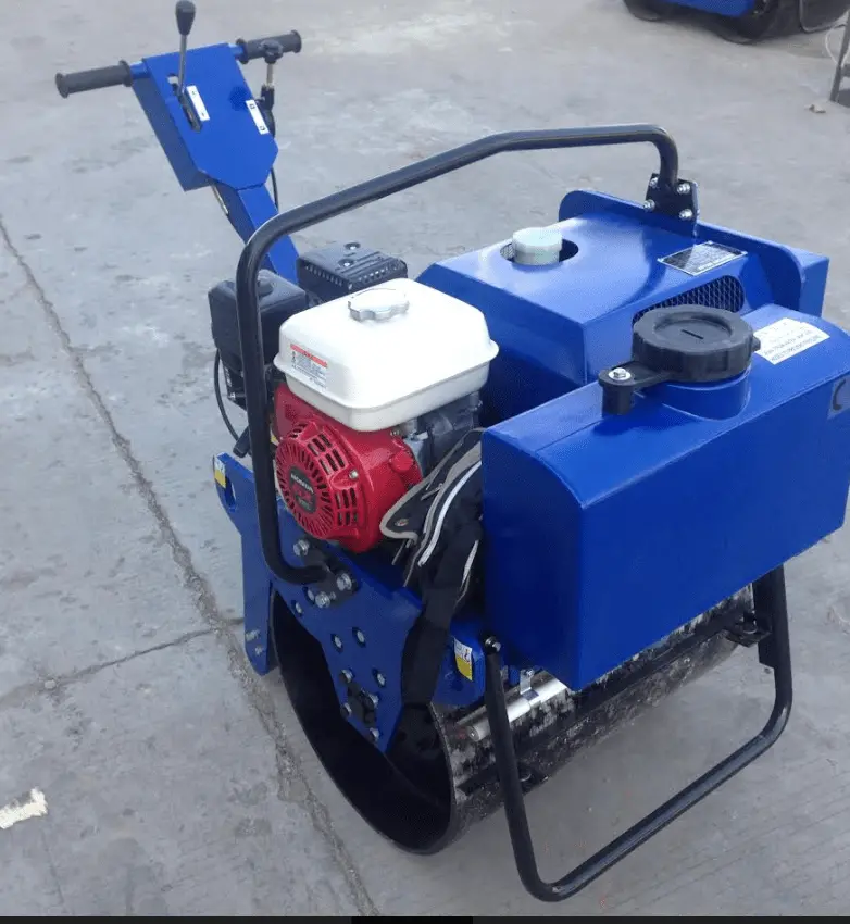 Walk-Behind Single-Drum Vibratory Roller – Compaction Equipment for Paving, Grading, and Landscaping