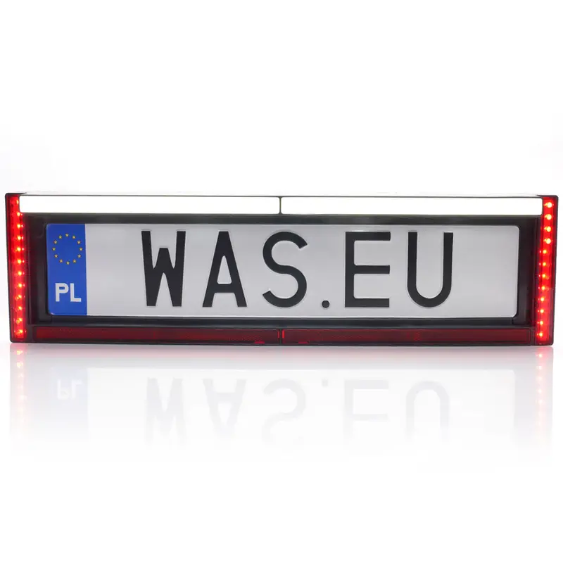 WAS Rear Number Plate Holder – Includes Reverse, Fog, License Plate, and Reflector Lights