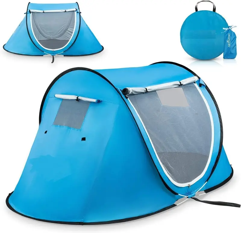 Waterproof 2-Person Pop-Up Tent – Instant Setup Camping Shelter for Quick Outdoor Adventures POP35