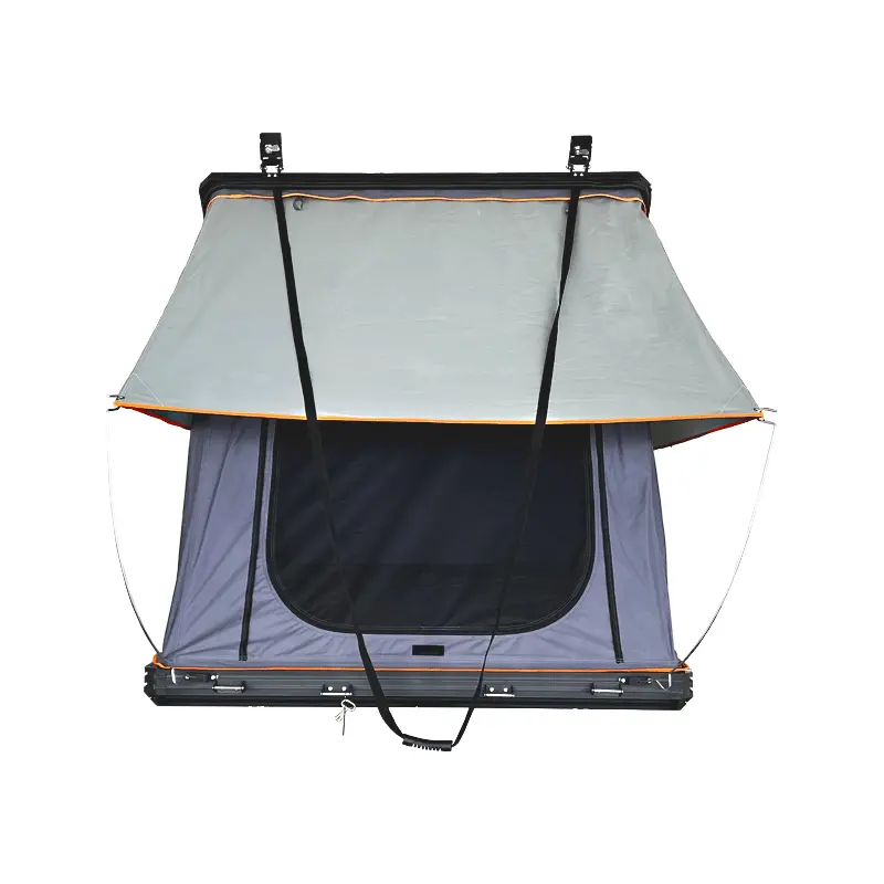 Waterproof Aluminum Rooftop Tent with Integrated LED Lighting for Car Camping (X01/X03)