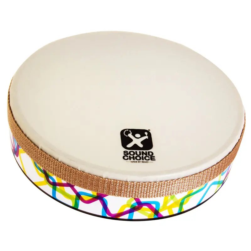 Westco Educational Remo Hand Drums – 2-Piece Multicolor Set