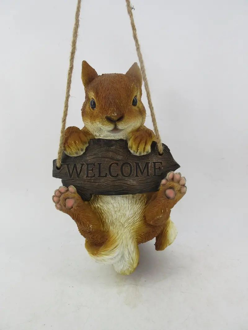 Whimsical Polyresin Garden Statues – Indoor & Outdoor Animal Figurines, Handcrafted Resin Decor Collection
