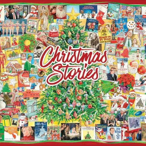White Mountain Holiday Collage Jigsaw Puzzle – 1000-Piece Festive Artwork