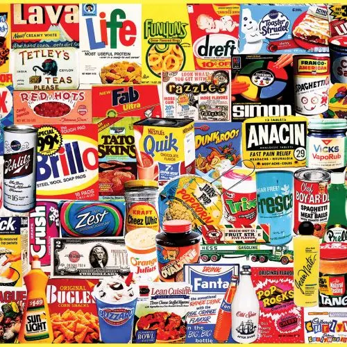 White Mountain Retro Snack Bar Jigsaw Puzzle – 1000-Piece Nostalgic Food Theme
