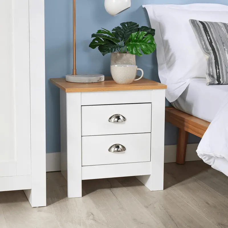 White Oak Bedroom Furniture Collection – Dressers, Nightstands, and Storage Pieces with Natural Wood Grain