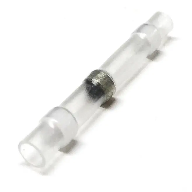 White Solder Seal Heat Shrink Wire Connectors – 25-Piece Pack