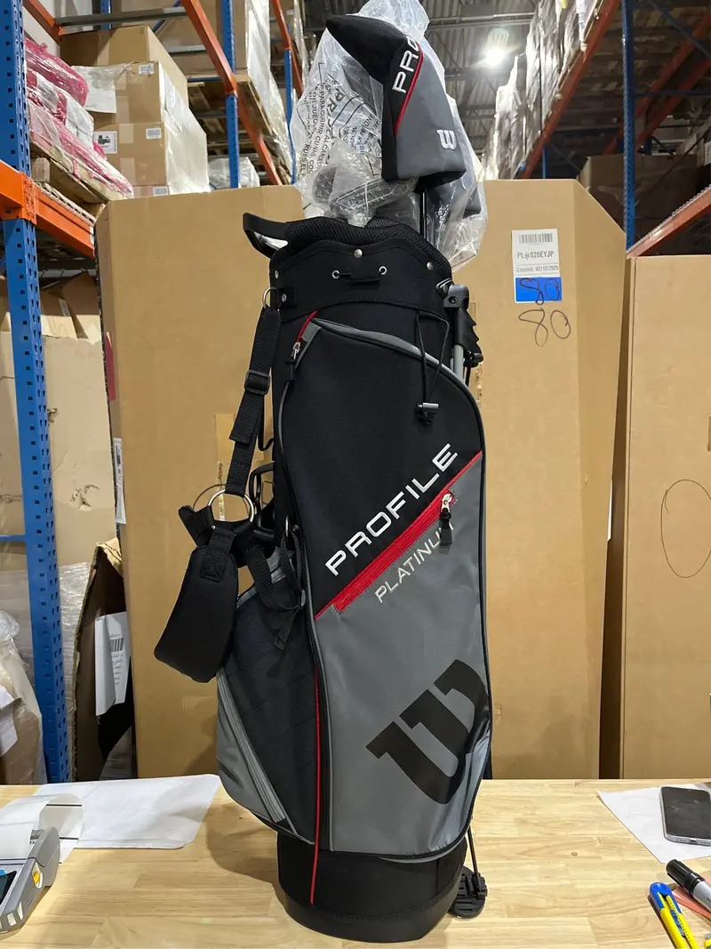 Wilson Profile Platinum Golf Set – Complete Right-Handed Men’s Package Including Stand Bag and Full Club Selection