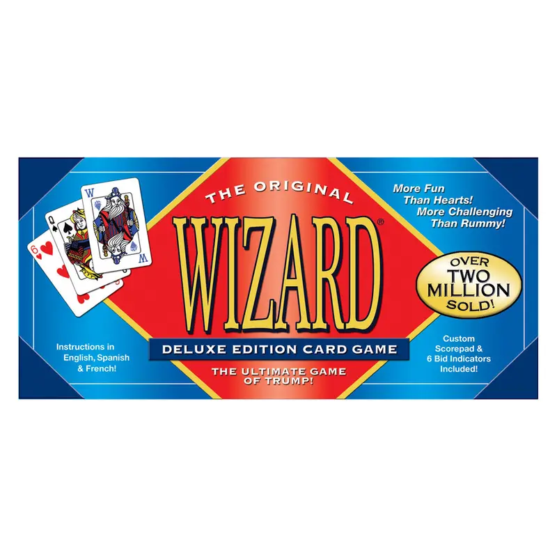 Wizard Card Game Deluxe Edition – Competitive Trick-Taking Strategy Game