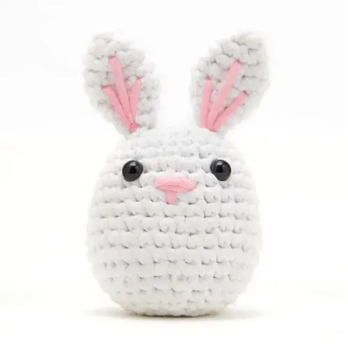 Woobles Bunny Crochet Kit – Soft & Simple Amigurumi Starter Set
