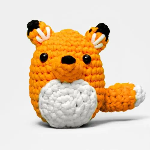 Woobles Fox Crochet Kit – Charming Starter Amigurumi Craft Set