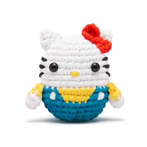 Woobles Hello Kitty Crochet Kit – Starter Amigurumi Craft Bundle