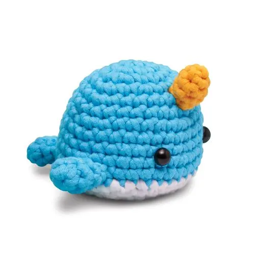 Woobles Narwhal Crochet Kit – Whimsical First-Time Crochet Project