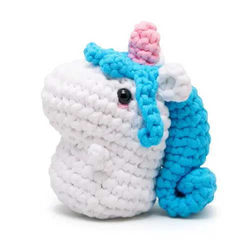 Woobles Unicorn Crochet Kit – Easy-to-Follow Beginner Amigurumi Pattern