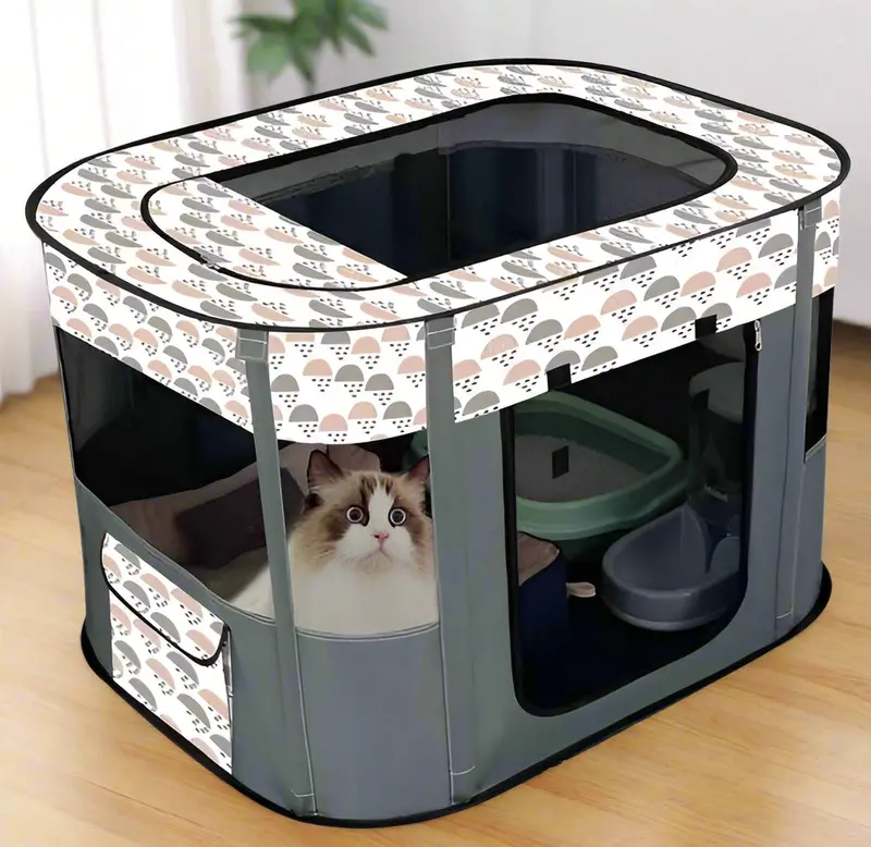XL Foldable Pet Crate House – Lightweight Portable Kennel for Indoor or Outdoor Use 917607