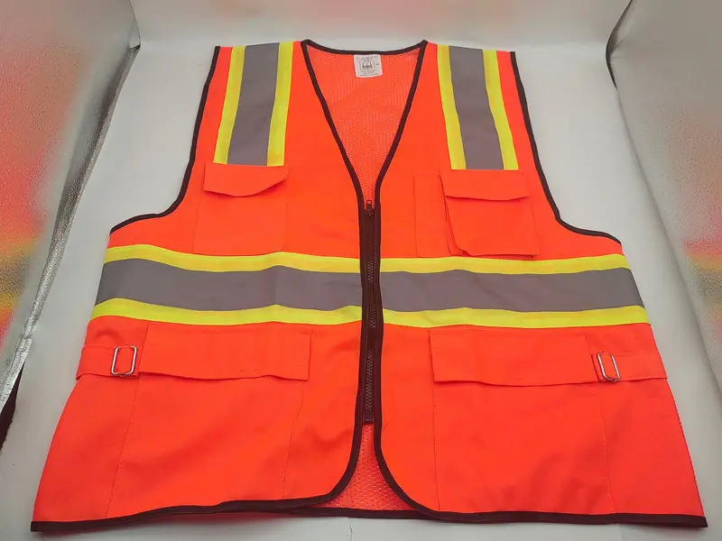 XL High-Visibility Reflective Safety Vest – Durable 120g Polyester Construction (A0288)