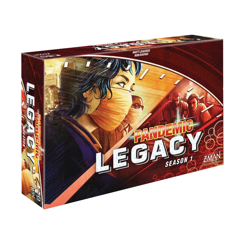 Z-Man Games Pandemic: Legacy Season 1 – Red Edition – Narrative-Based Team Survival Game