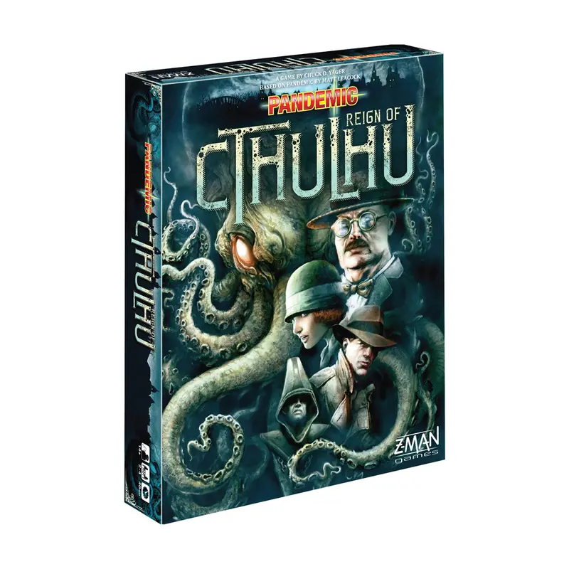 Z-Man Games Pandemic: Reign of Cthulhu – Cooperative Horror-Themed Strategy Board Game