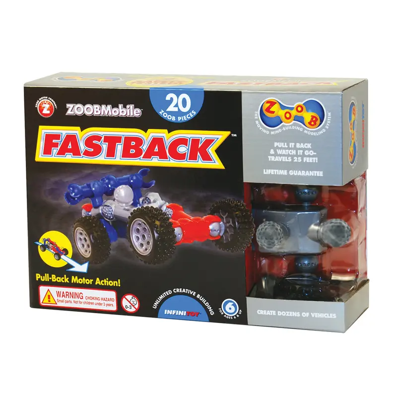 ZOOBMobile Fastback Racing Car Kit – Modular Construction Set