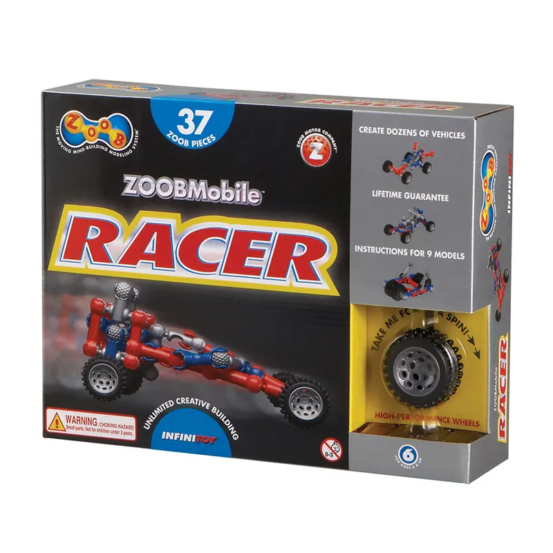 ZOOBMobile Racer – 37-Piece Build-Your-Own Vehicle Set