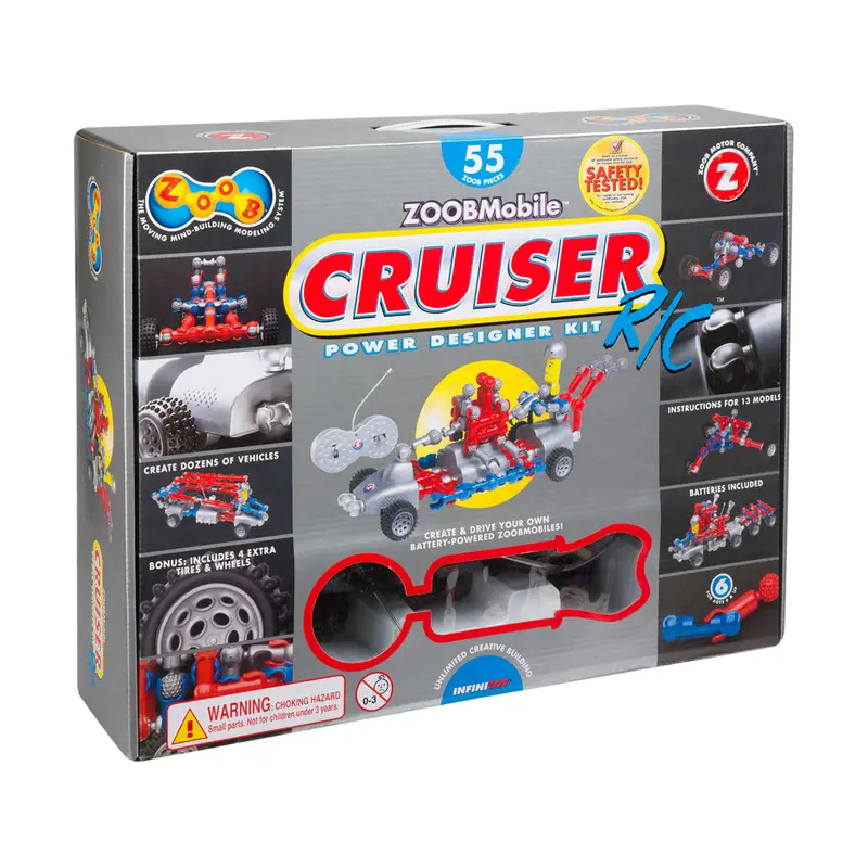 ZOOBMobile Remote Control Cruiser: Buildable Power Designer Kit