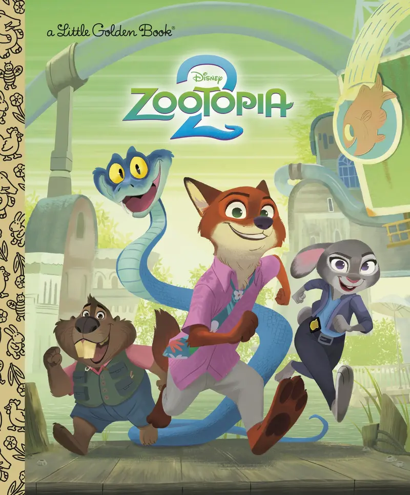 Zootopia 2 Official Little Golden Book: Judy Hopps and Nick Wilde Adventure Story