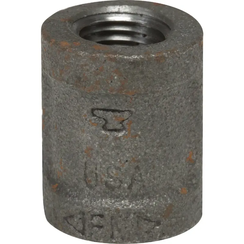 Anvil Malleable Iron Coupling – 1.25" Black Iron Pipe Fitting 1