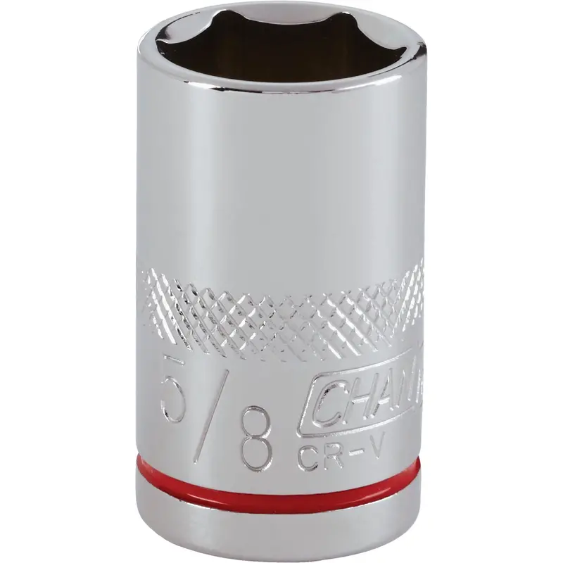 Channellock 1/2-Inch Drive 5/8-Inch 6-Point Shallow Socket – Standard Depth For Tight Spaces 1