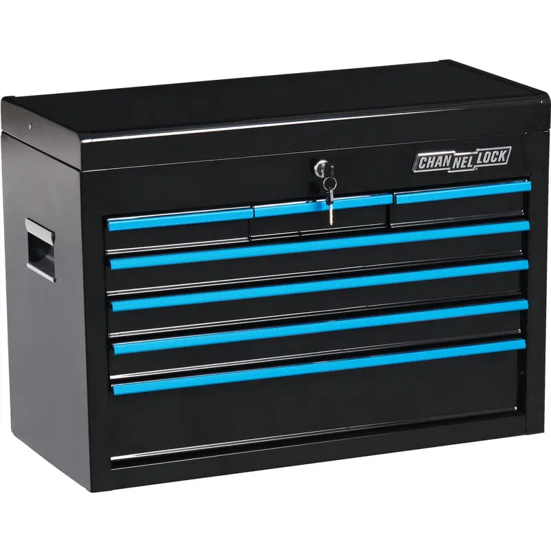 Channellock 26-Inch 7-Drawer Heavy-Duty Black Tool Chest 1